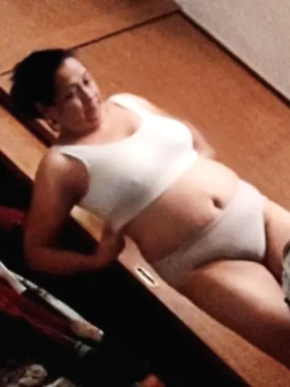 My fat mom in underwear, leave your comments