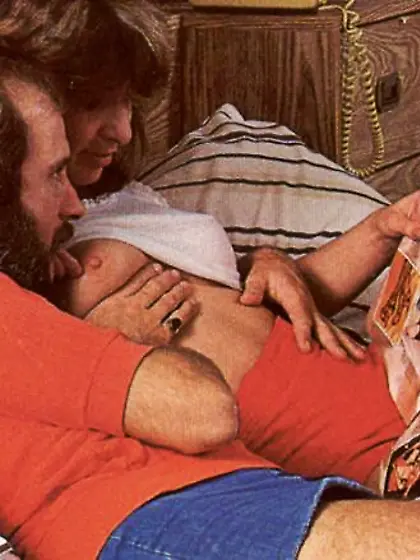 Seventies lady loves big