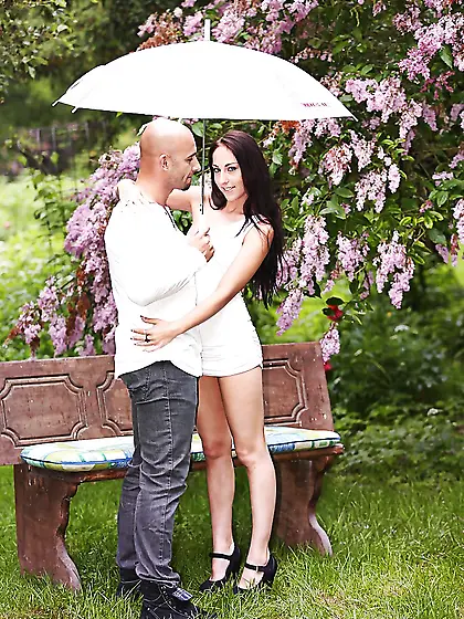 Czech beautiful brunette fuck