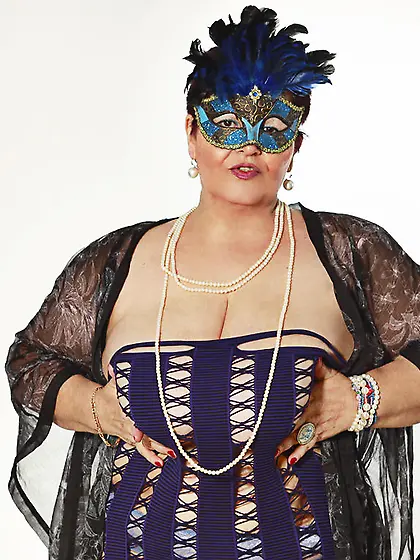 White granny big tits