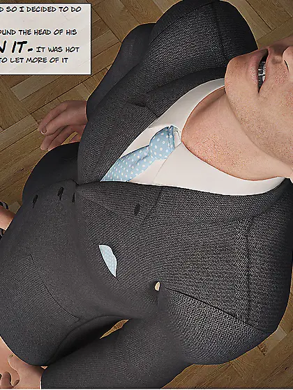 Hard anal spanking sucking