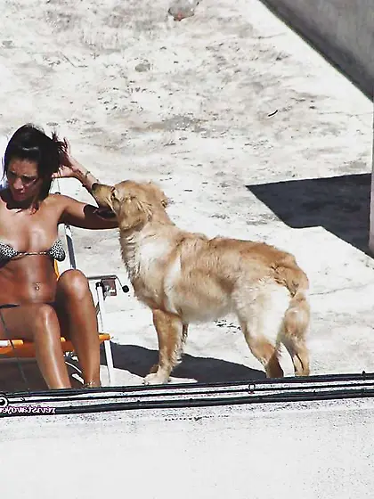 Morocha en la terraza