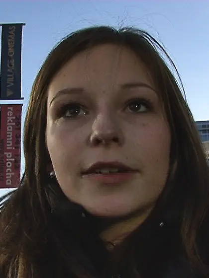 Ponytailed blonde teen pink