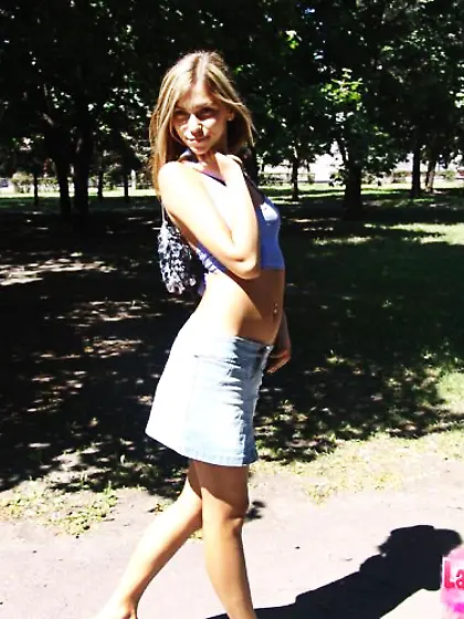 Cute hot young blonde