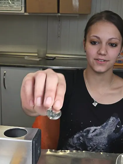 Brunette teen hottie takes