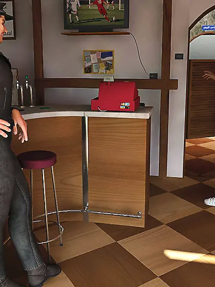 Hot biker newly busty