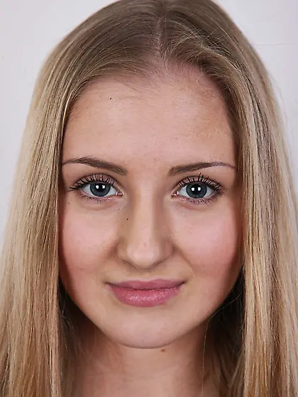 Cute face young blonde