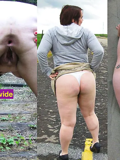 Wives showing assholes,  love anal&tongue fuck