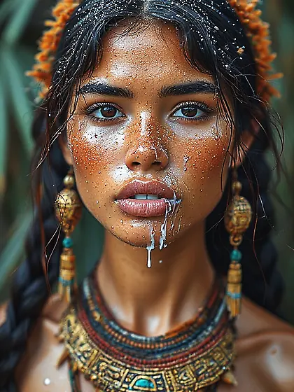 Brown Island Tit Clowns