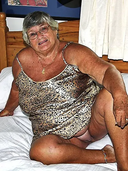 Horny granny expose huge