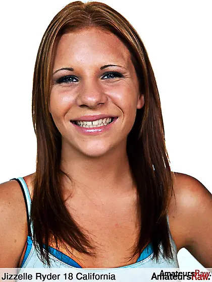 Sexy teen with tan lines Jizelle Ryder worships big cock with ti