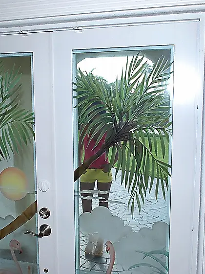 Passionate brunette hoe Lyla Storm strips her pink thongs and ge