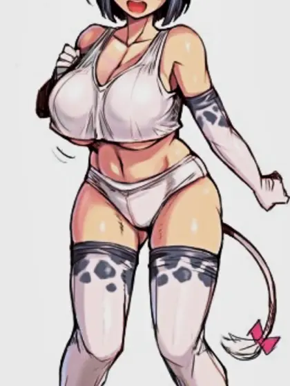 Hucow artworks and hentai