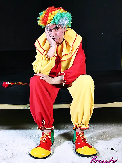 Retired depressed clown fucked