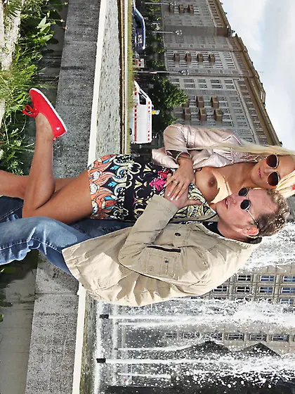 Alluring german blonde small