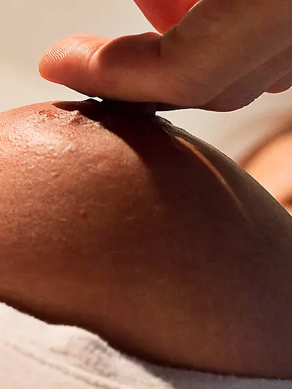 Babe in hot blue panty Nikki Sims gets her big boobs with erecte