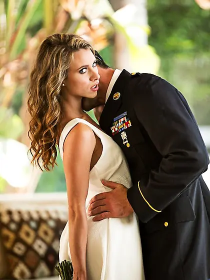 Slender babe takes off white dress to show off skinny body and b