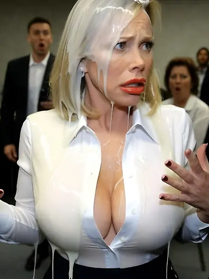 Cum Bucket Bimbo Surprise