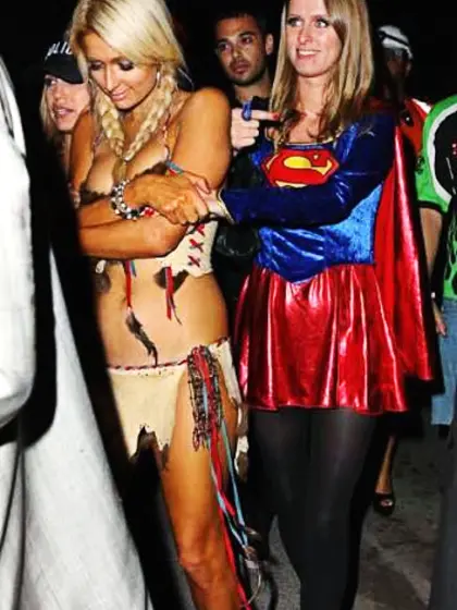 Paris HIlton & Nicky Hilton in Halloween costumes