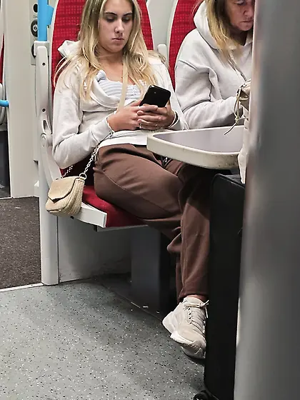 British teen on train