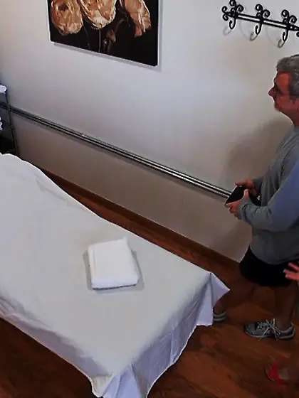 Horny Asian bitch Asia Zo wanks off her lover's dong and th