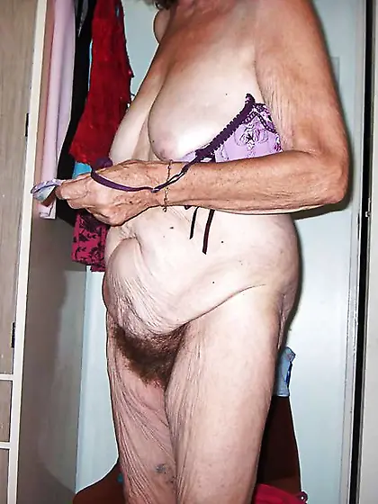 70 plus Old WRINLKY Granny