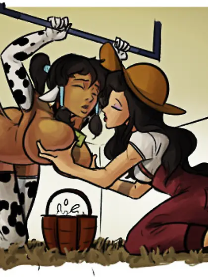 Hucow artworks and hentai