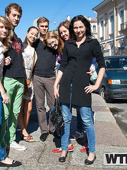 Taissia Shanti and college students enjoy group sex after playin