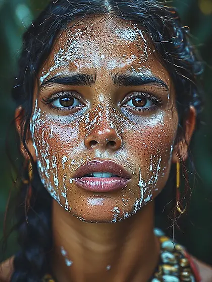 Brown Island Tit Clowns