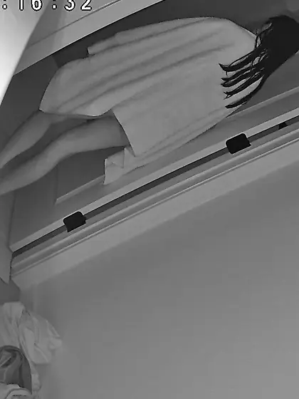 She was Almost caught on hidden camera bad camera