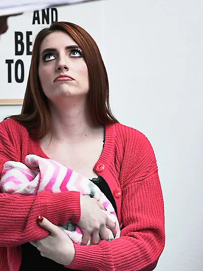 Mike Mancini pounds redhead teen Aria Carson