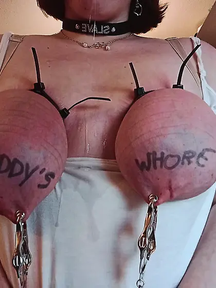 Latest abuse session for my tits