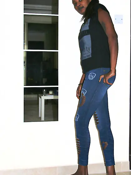 New porn actress JessyK presenting her first public porn