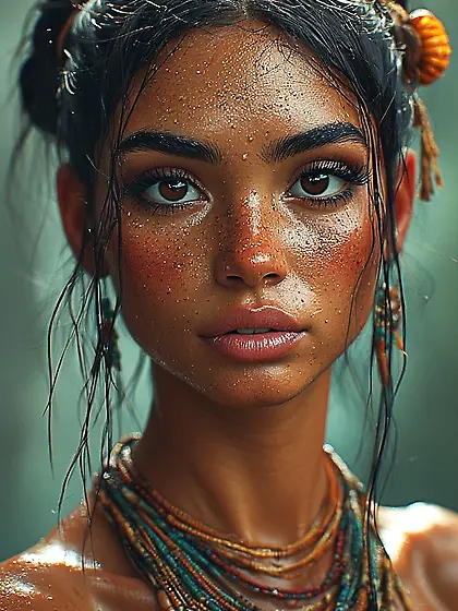 Brown Island Tit Clowns