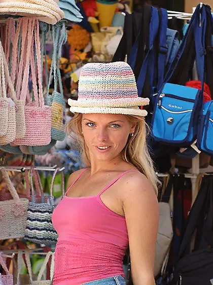 Kata and her GF show tits outdoors then hotly licks hard nipples