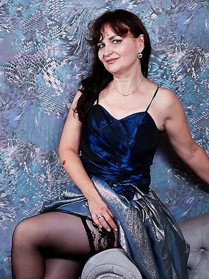 White mature big tits