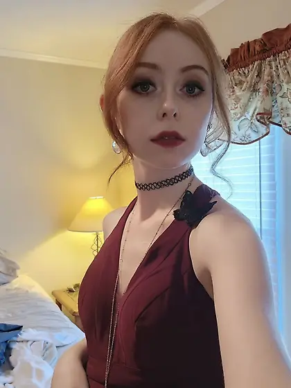 Redhead Goth Teen