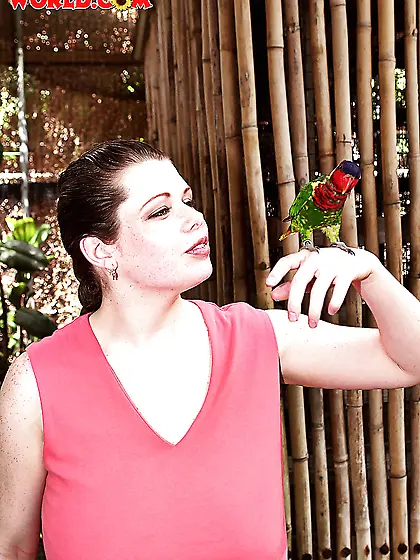 Plump huge tits milf