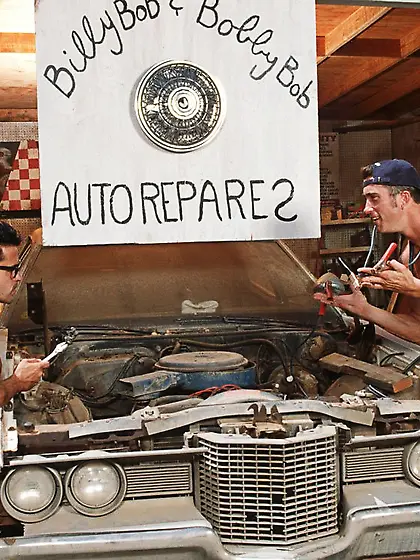 Blonde gal teams up with Wanda Curtis servicing two massive pist