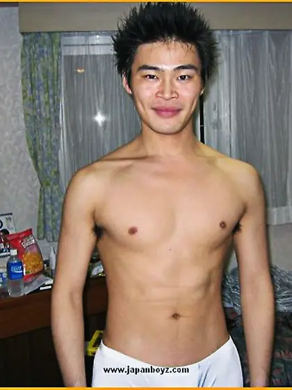 Handsome japanese displays hunk