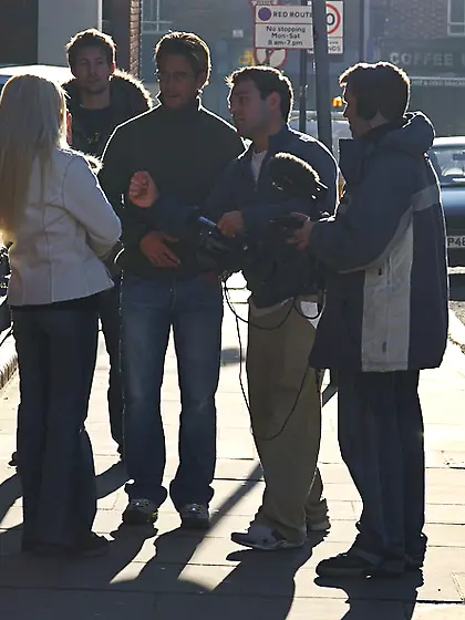 Dressy blonde enjoys tight