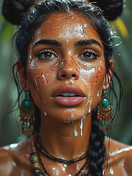 Brown Island Tit Clowns