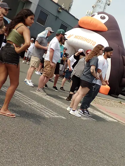 Car Show Creep Shot Baddie