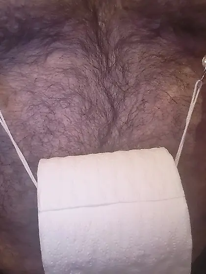 toilet slave.  TP stand