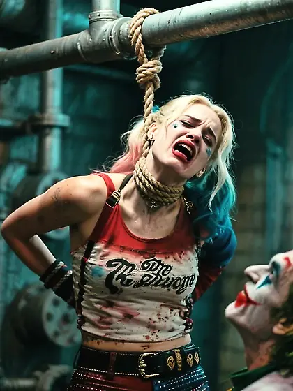 Harley Quinn hanged