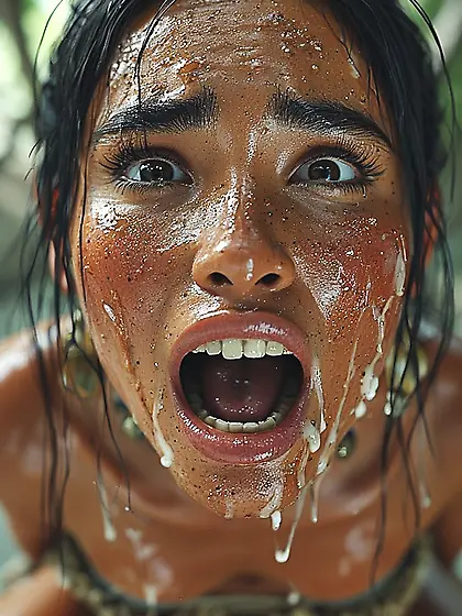 Brown Island Tit Clowns