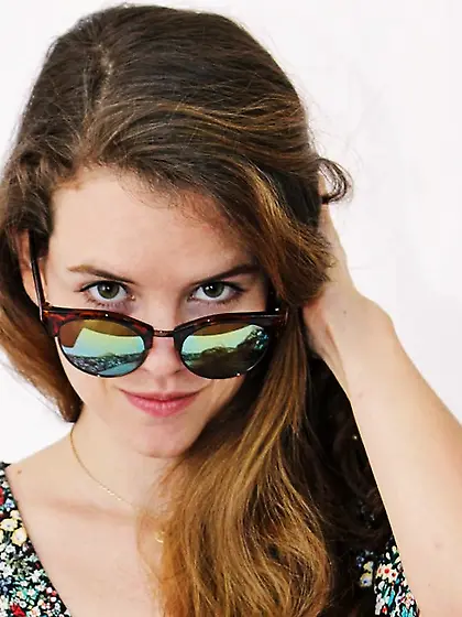 Latin girl brown hair