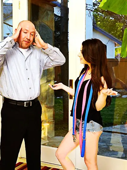 Sassy Lacy Channing willingly sucks and fucks dick taking the sp