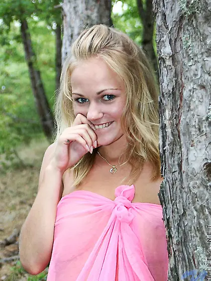 Half naked nymph Milana Nubiles lets the camera guy record her b