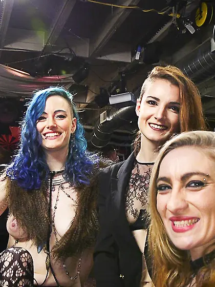 Beautiful women attend raunchy sex party